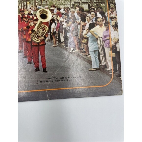 VTG RARE 1972 WALT DISNEY WORLD BAND RECORD ALBUM BUENA VISTA RECORDS STER 3337 - Picture 3 of 9